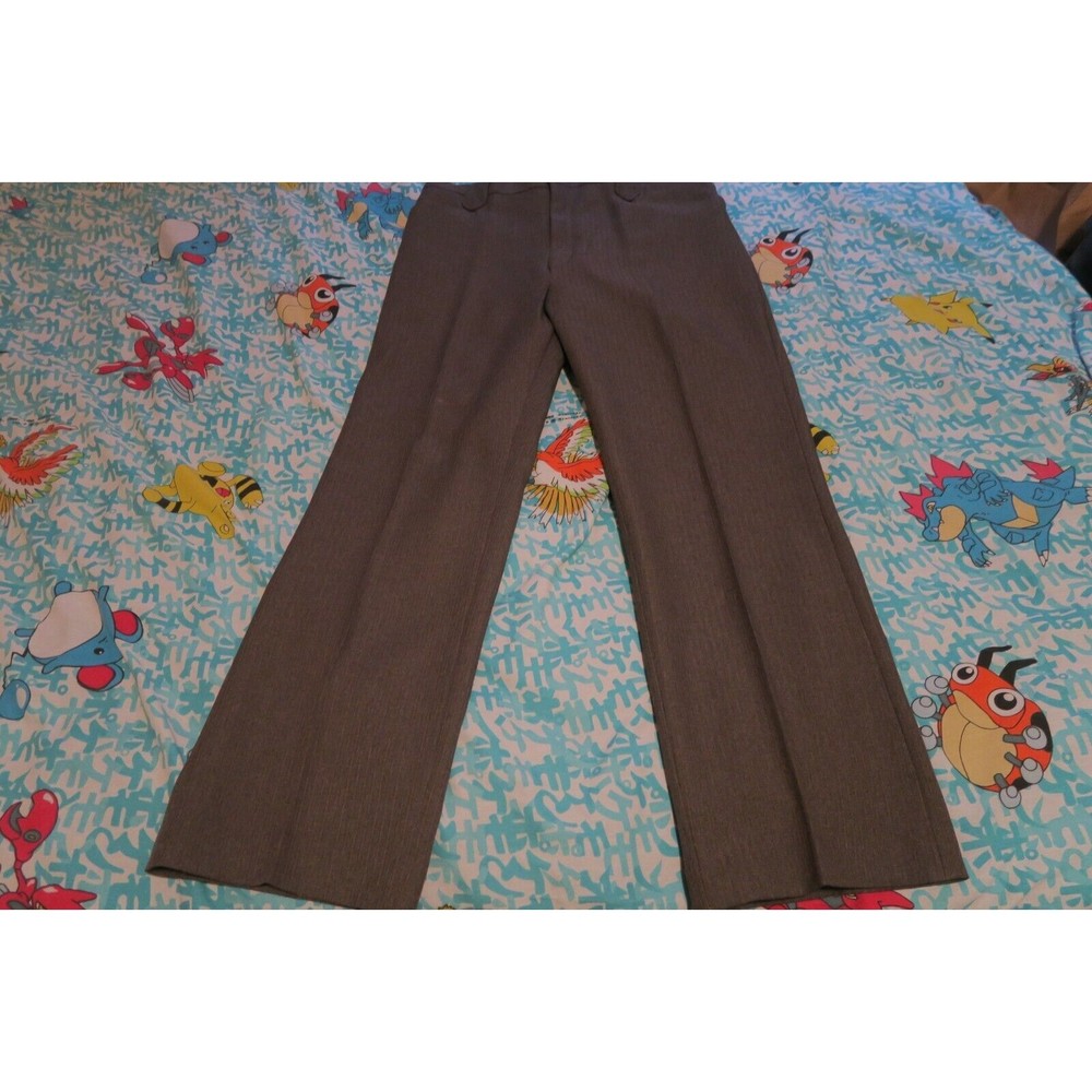 VTG Dee Cee Brand Pleated Pants Pearl Snap Plaid Western Mens 34x31 Made in USA